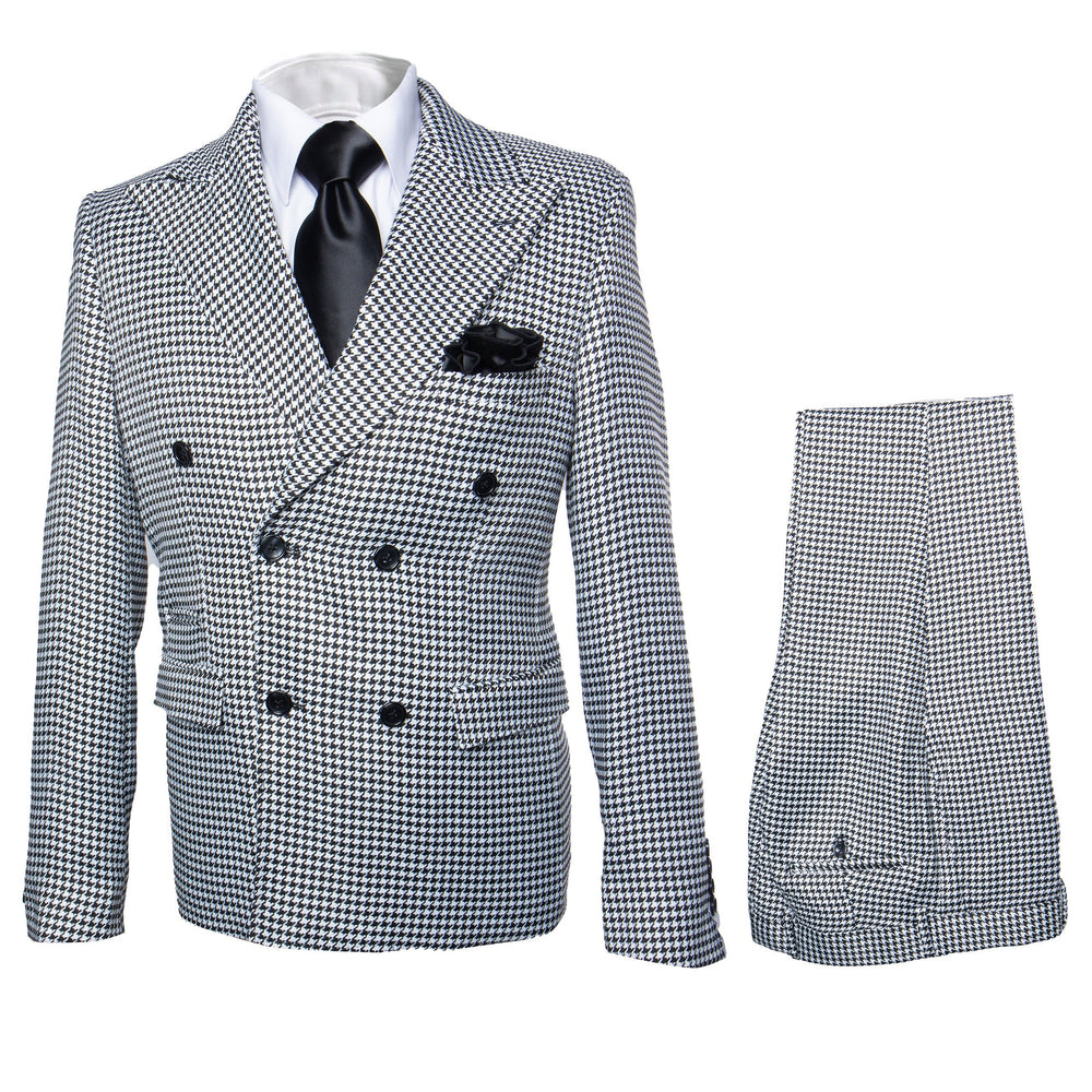 Rossi Man Milano RM1588 – Men’s Modern 3-Piece Slim Fit Suit - Stylish Formal Outfit for Events