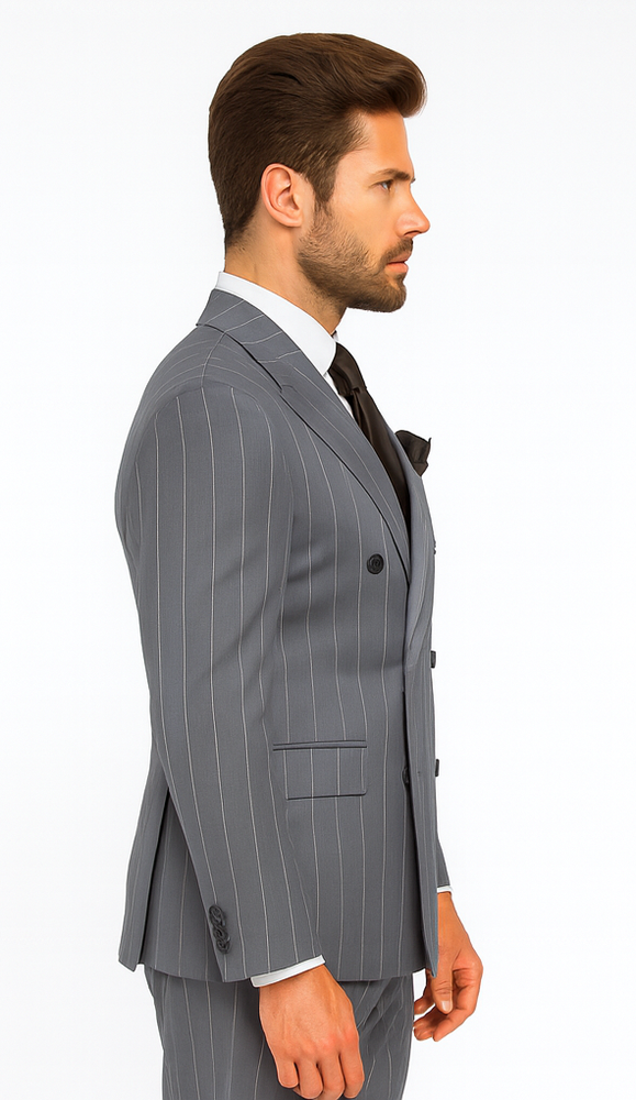 Rossi Man Milano RM1726 – Men’s Modern Fit 3-Piece Suit - Stylish Formalwear for Every Occasion