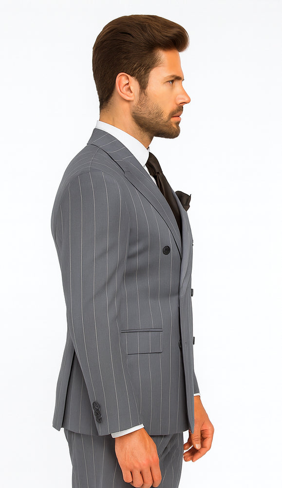 Rossi Man Milano RM1726 – Men’s Modern Fit 3-Piece Suit - Stylish Formalwear for Every Occasion