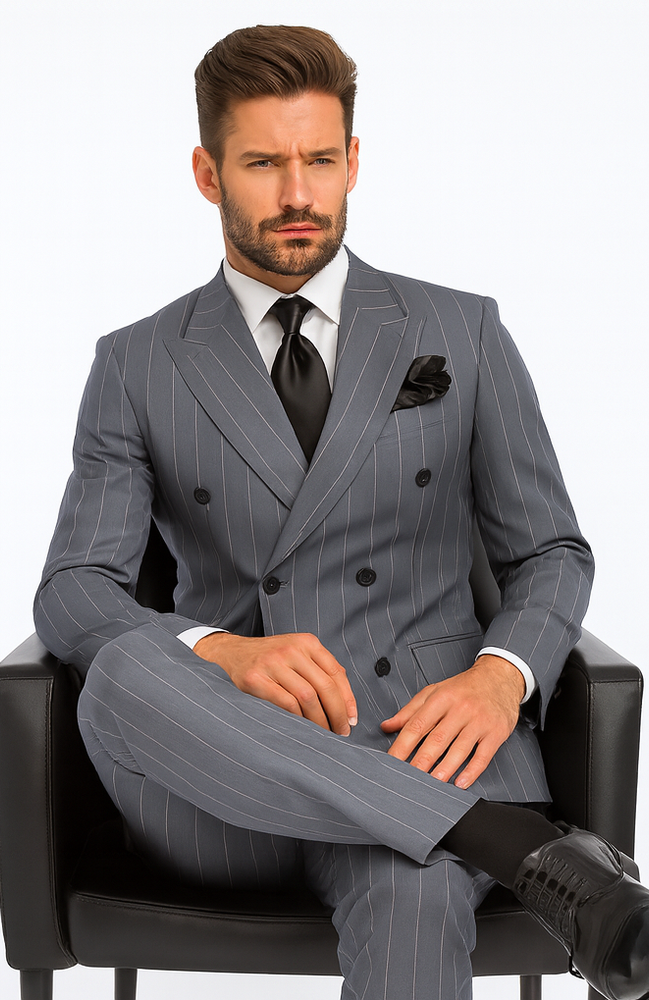 Rossi Man Milano RM1726 – Men’s Modern Fit 3-Piece Suit - Stylish Formalwear for Every Occasion