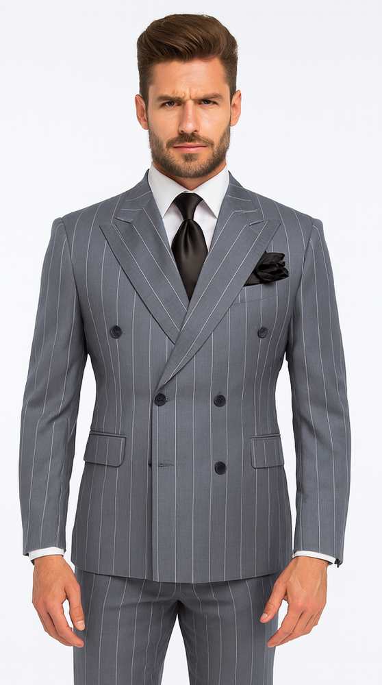 Rossi Man Milano RM1726 – Men’s Modern Fit 3-Piece Suit - Stylish Formalwear for Every Occasion