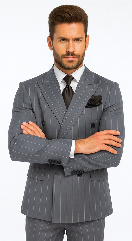 Rossi Man Milano RM1726 – Men’s Modern Fit 3-Piece Suit - Stylish Formalwear for Every Occasion