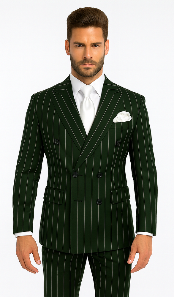 Rossi Man Milano RM1727 – Men’s 3-Piece Slim Fit Suit - Formalwear for Stylish Gentlemen