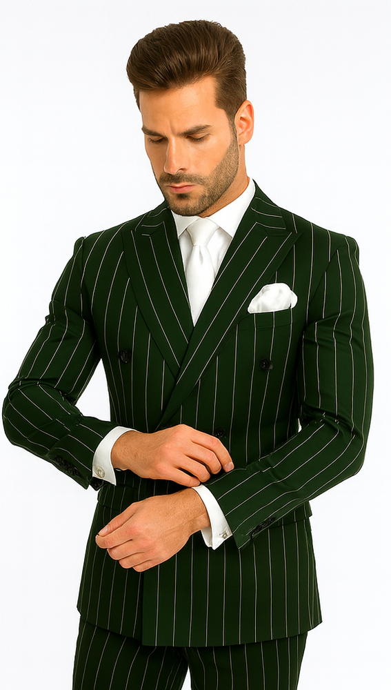Rossi Man Milano RM1727 – Men’s 3-Piece Slim Fit Suit - Formalwear for Stylish Gentlemen