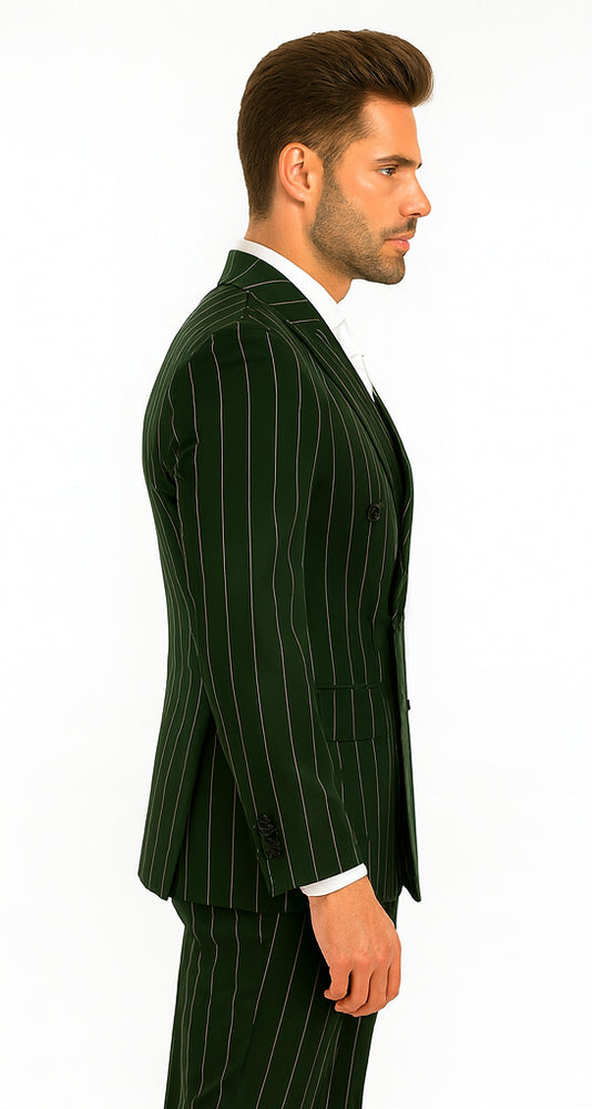 Rossi Man Milano RM1727 – Men’s 3-Piece Slim Fit Suit - Formalwear for Stylish Gentlemen