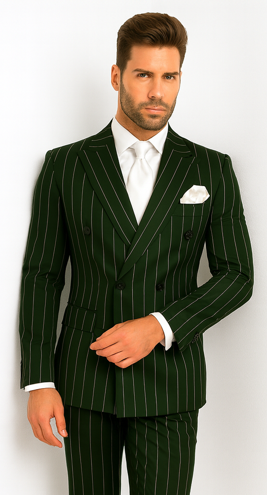 Rossi Man Milano RM1727 – Men’s 3-Piece Slim Fit Suit - Formalwear for Stylish Gentlemen