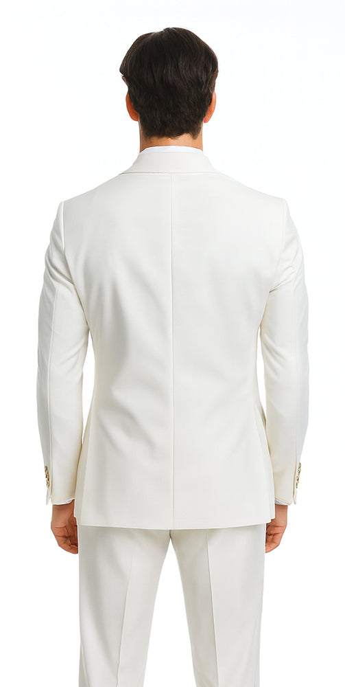 Rossi Man Milano RM1770 – Men’s Modern Slim Fit 3-Piece Suit - Formalwear for Every Occasion