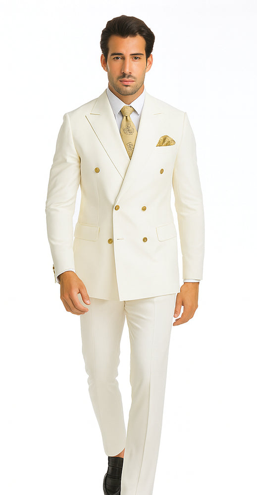 Rossi Man Milano RM1770 – Men’s Modern Slim Fit 3-Piece Suit - Formalwear for Every Occasion