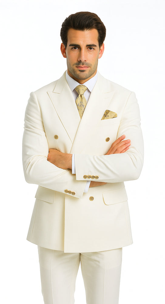 Rossi Man Milano RM1770 – Men’s Modern Slim Fit 3-Piece Suit - Formalwear for Every Occasion