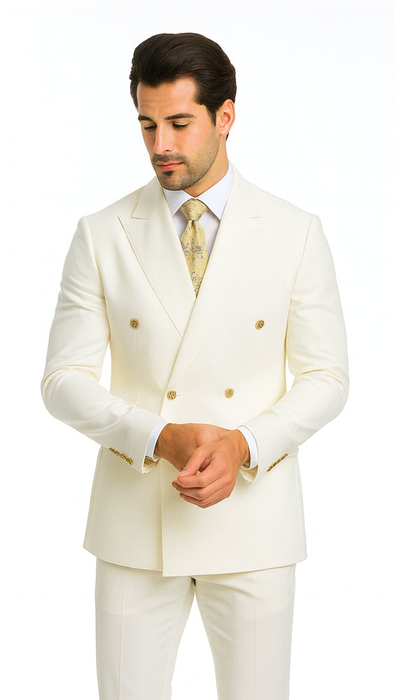 Rossi Man Milano RM1770 – Men’s Modern Slim Fit 3-Piece Suit - Formalwear for Every Occasion