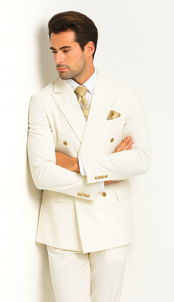 Rossi Man Milano RM1770 – Men’s Modern Slim Fit 3-Piece Suit - Formalwear for Every Occasion