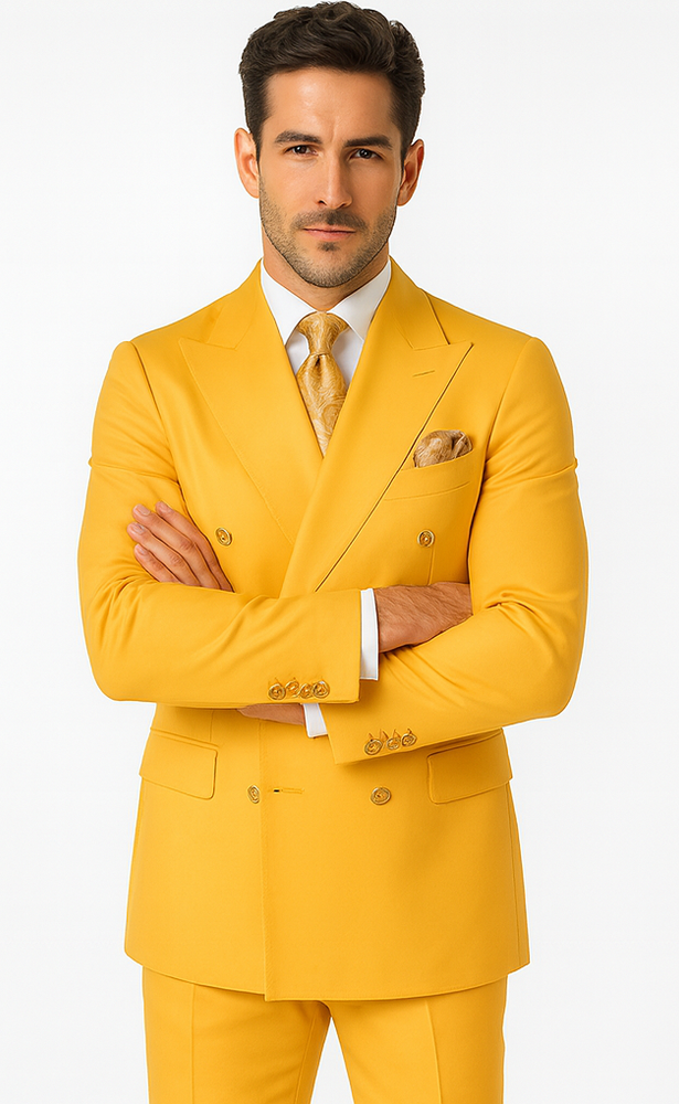 Rossi Man Milano RM1772 Men’s Tailored 3-Piece Suit – Formalwear Set