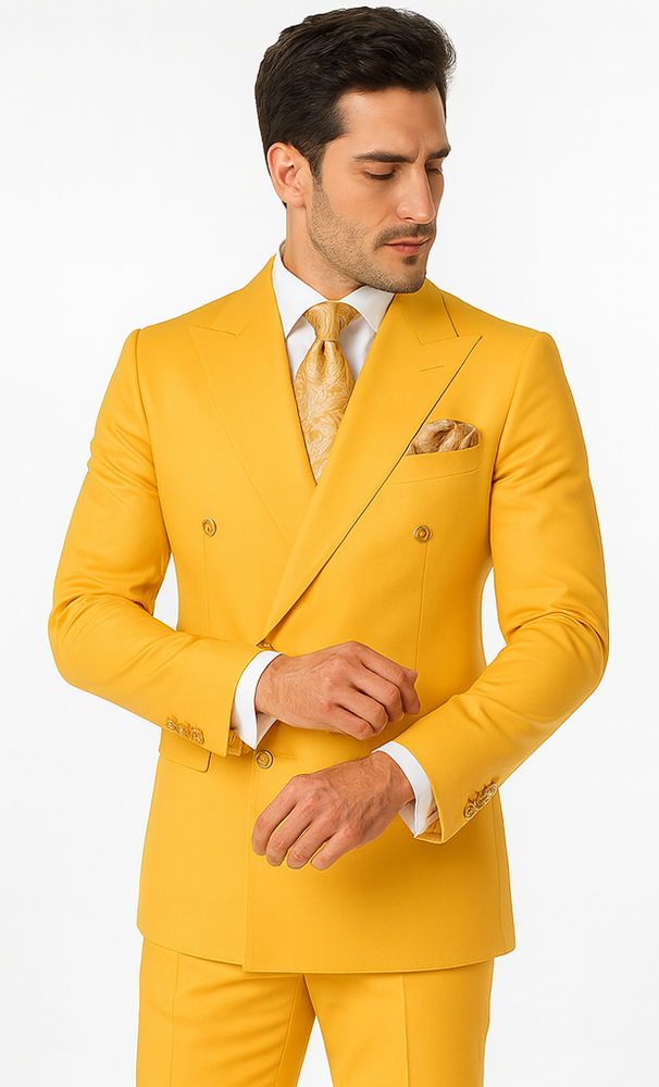 Rossi Man Milano RM1772 Men’s Tailored 3-Piece Suit – Formalwear Set