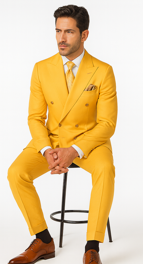 Rossi Man Milano RM1772 Men’s Tailored 3-Piece Suit – Formalwear Set