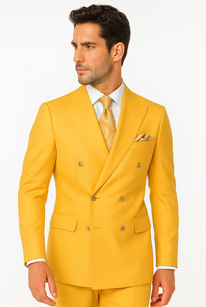 Rossi Man Milano RM1772 Men’s Tailored 3-Piece Suit – Formalwear Set