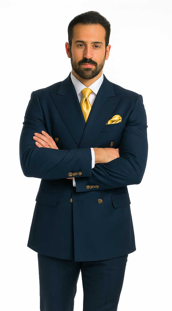 Rossi Man Milano RM1773 – Men’s Slim Fit Suit - Elegant Modern Formalwear for Every Occasion