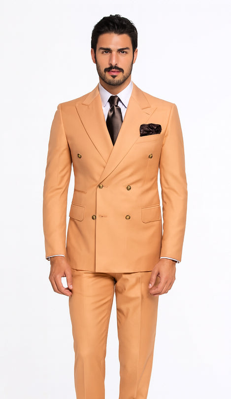 Rossi Man Milano RM1774 – Men’s Modern Fit 3-Piece Suit - Formal Outfit for Occasions