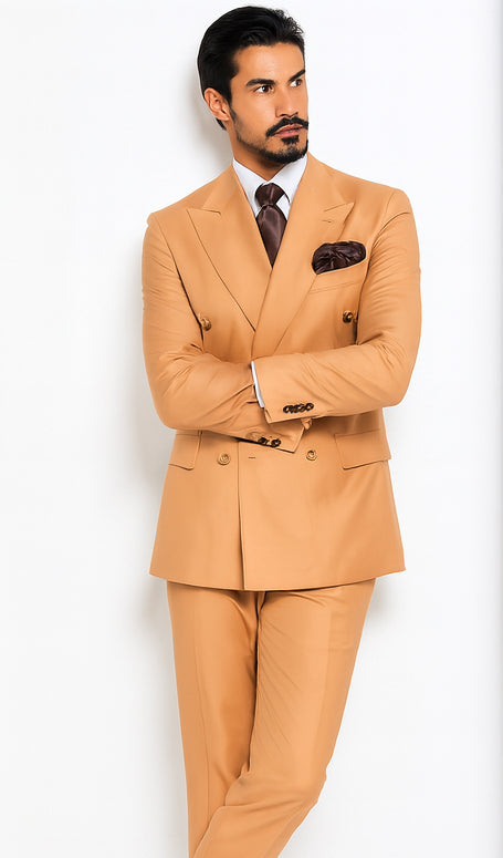 Rossi Man Milano RM1774 – Men’s Modern Fit 3-Piece Suit - Formal Outfit for Occasions