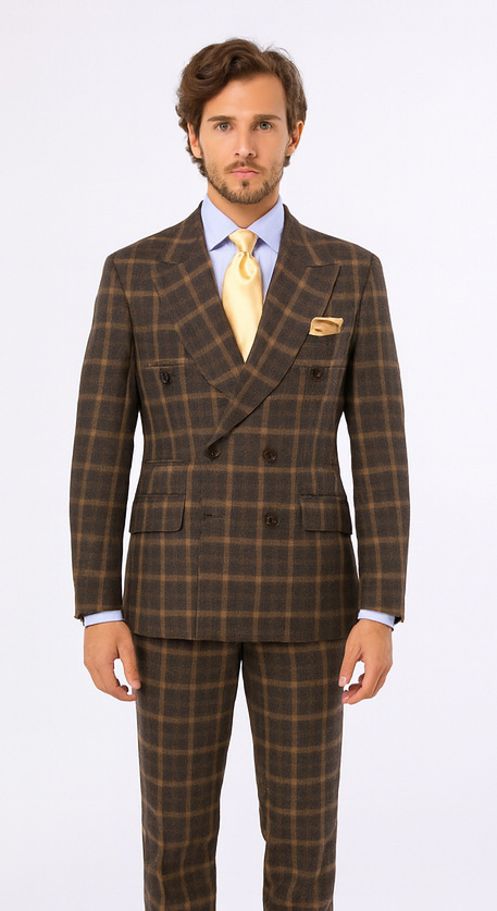 Rossi Man Milano RM1789 – Modern 3-Piece Men’s Suit - Formalwear for Stylish Gentlemen