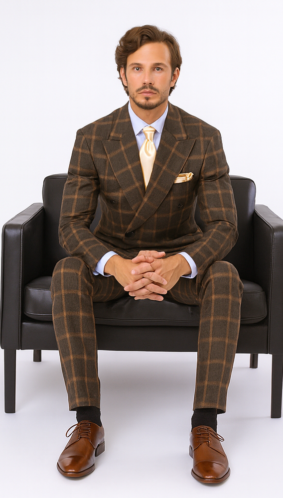 Rossi Man Milano RM1789 – Modern 3-Piece Men’s Suit - Formalwear for Stylish Gentlemen