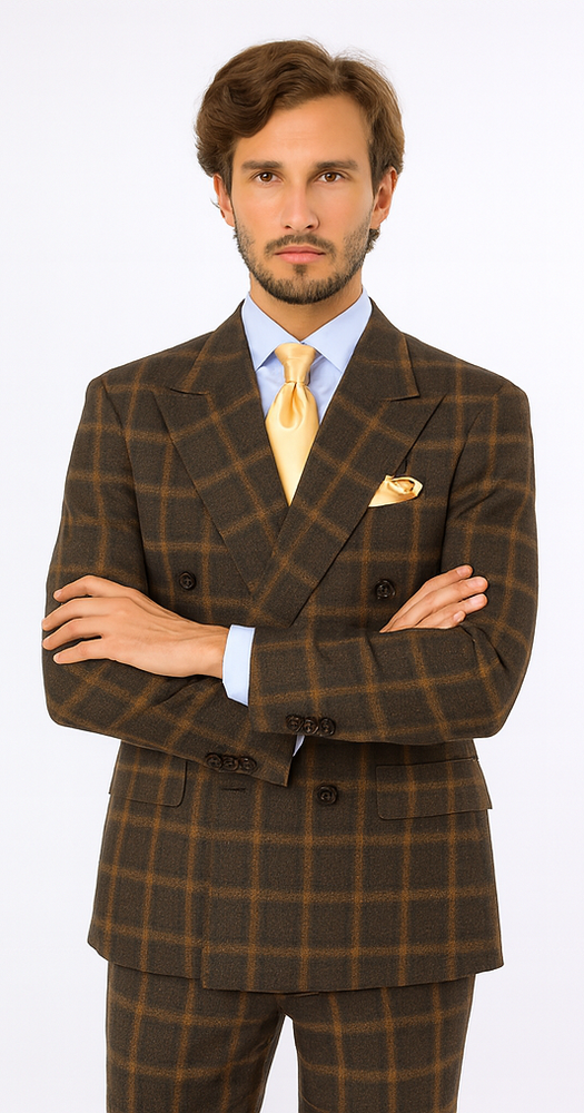 Rossi Man Milano RM1789 – Modern 3-Piece Men’s Suit - Formalwear for Stylish Gentlemen