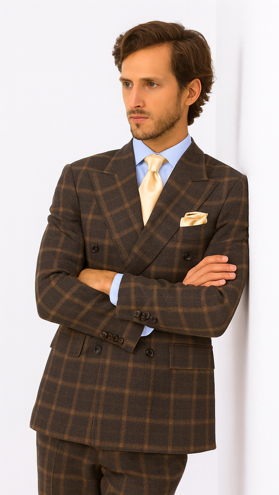Rossi Man Milano RM1789 – Modern 3-Piece Men’s Suit - Formalwear for Stylish Gentlemen