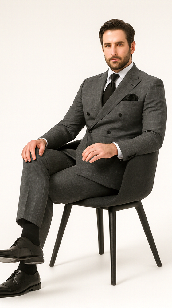 Rossi Man Milano RM1795 – Classic Tailored Suit for Men - Formal Elegance