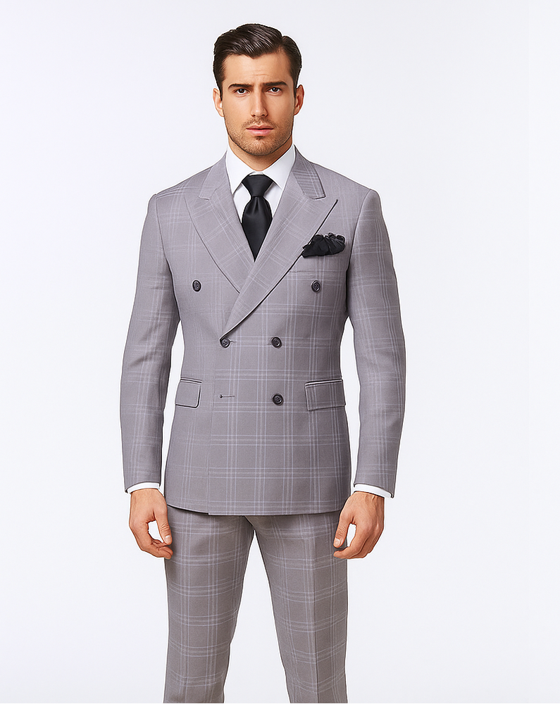 Rossi Man Milano RM1796 – Classic Men’s Suit for Timeless Style - Tailored Fit Dress Suit