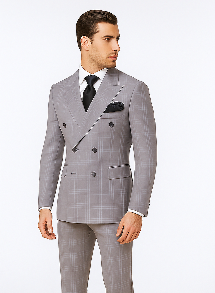 Rossi Man Milano RM1796 – Classic Men’s Suit for Timeless Style - Tailored Fit Dress Suit