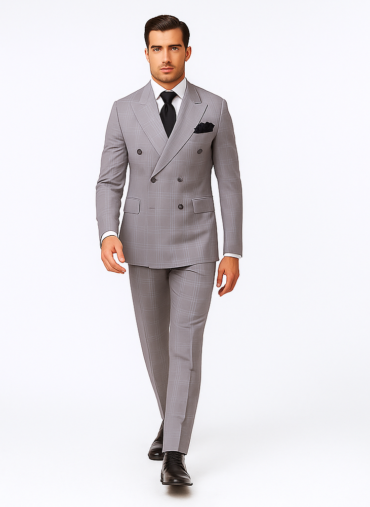 Rossi Man Milano RM1796 – Classic Men’s Suit for Timeless Style - Tailored Fit Dress Suit