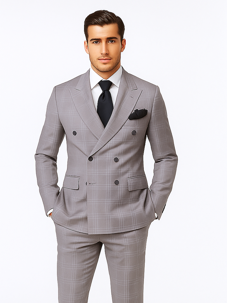 Rossi Man Milano RM1796 – Classic Men’s Suit for Timeless Style - Tailored Fit Dress Suit