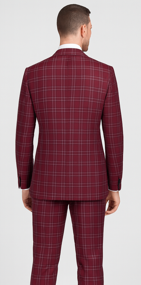 Rossi Man Milano RM1827 – Classic Tailored Men’s Suit - Formal Style for Modern Gentlemen