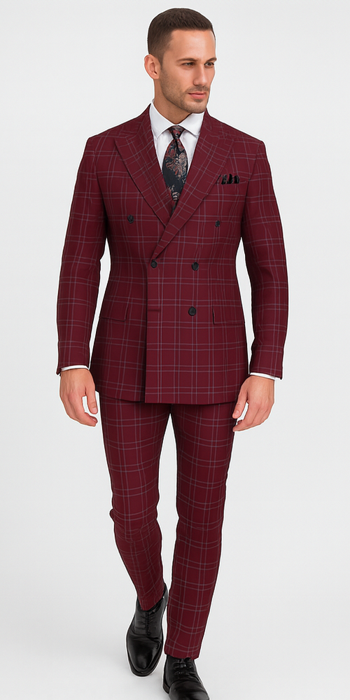 Rossi Man Milano RM1827 – Classic Tailored Men’s Suit - Formal Style for Modern Gentlemen