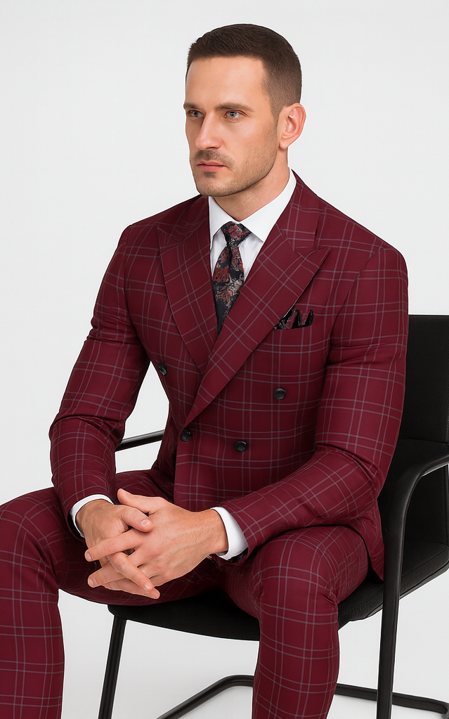 Rossi Man Milano RM1827 – Classic Tailored Men’s Suit - Formal Style for Modern Gentlemen