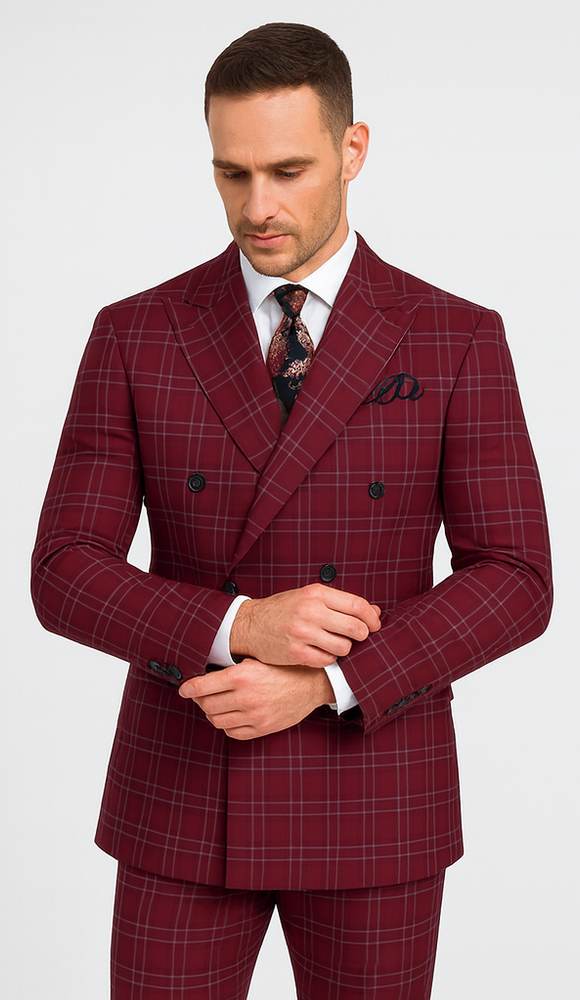 Rossi Man Milano RM1827 – Classic Tailored Men’s Suit - Formal Style for Modern Gentlemen