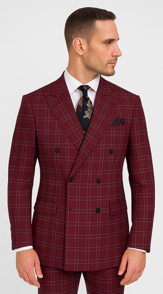 Rossi Man Milano RM1827 – Classic Tailored Men’s Suit - Formal Style for Modern Gentlemen