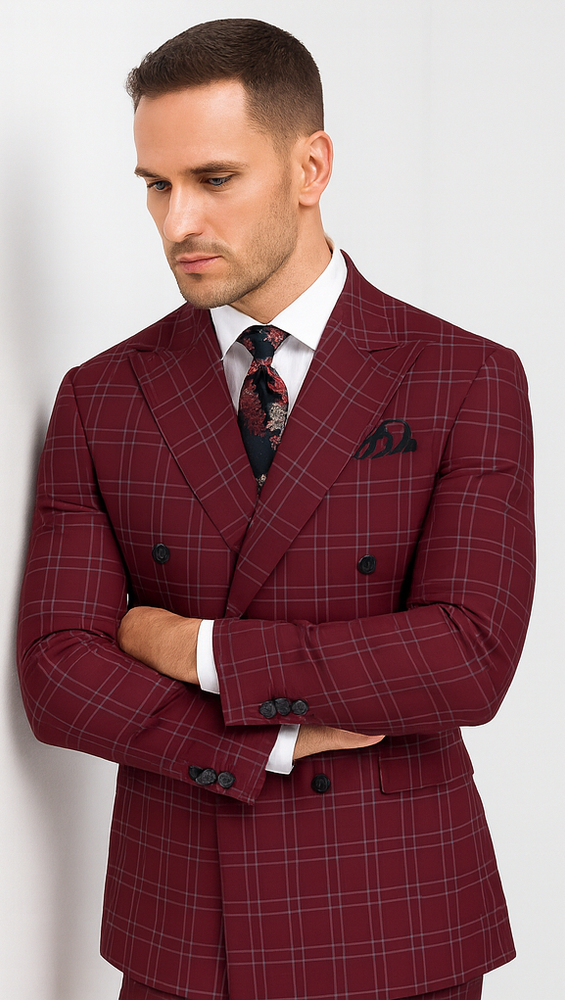 Rossi Man Milano RM1827 – Classic Tailored Men’s Suit - Formal Style for Modern Gentlemen