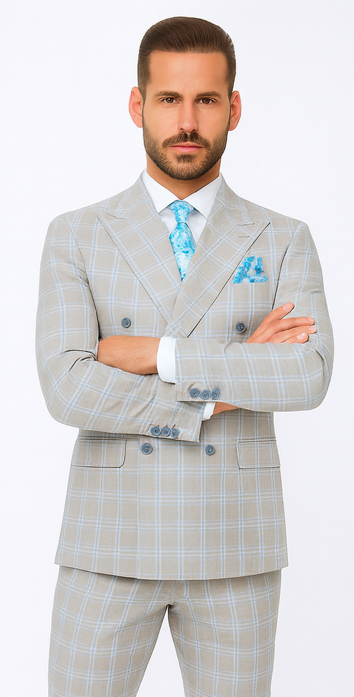 Rossi Man Milano RM1829 – Elegant Tailored Suit for Men - Modern Premium Formalwear