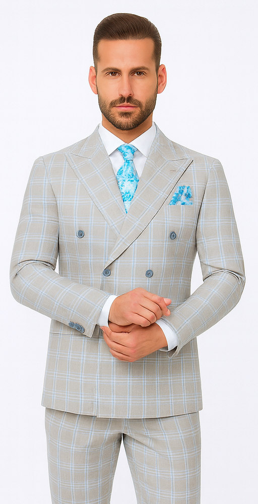 Rossi Man Milano RM1829 – Elegant Tailored Suit for Men - Modern Premium Formalwear