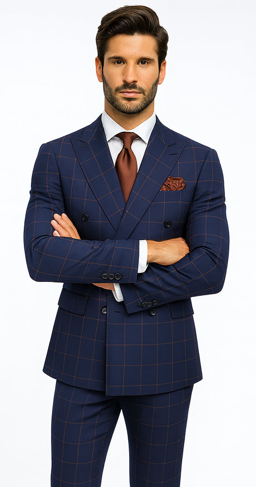 Rossi Man Milano RM1831 – Classic Tailored Men’s Suit - Elegant Formal Wear