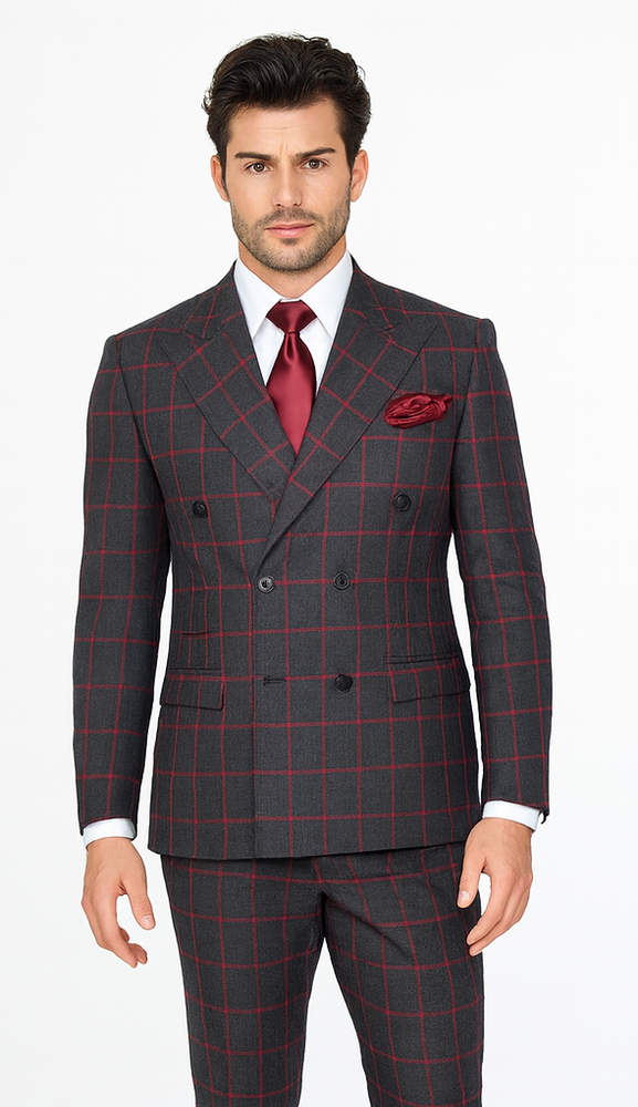 Rossi Man Milano RM1844 Black Formal Suit – Men’s Modern Collection