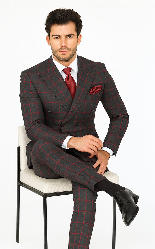 Rossi Man Milano RM1844 Black Formal Suit – Men’s Modern Collection