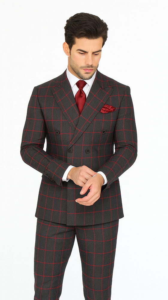 Rossi Man Milano RM1844 Black Formal Suit – Men’s Modern Collection