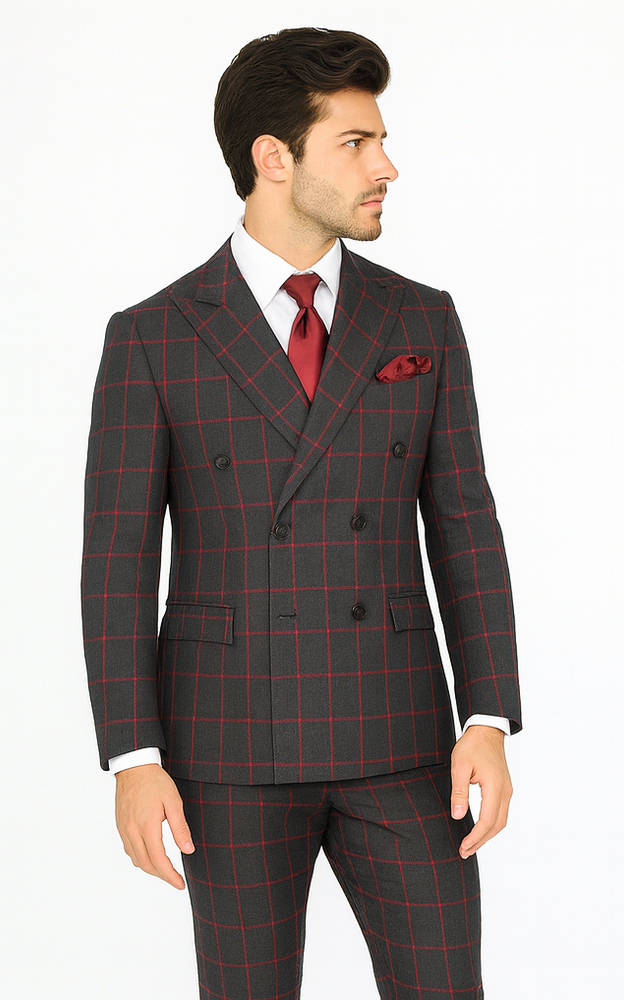 Rossi Man Milano RM1844 Black Formal Suit – Men’s Modern Collection