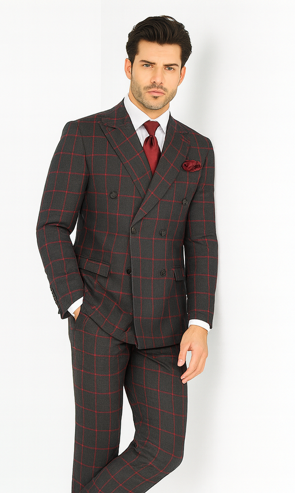 Rossi Man Milano RM1844 Black Formal Suit – Men’s Modern Collection