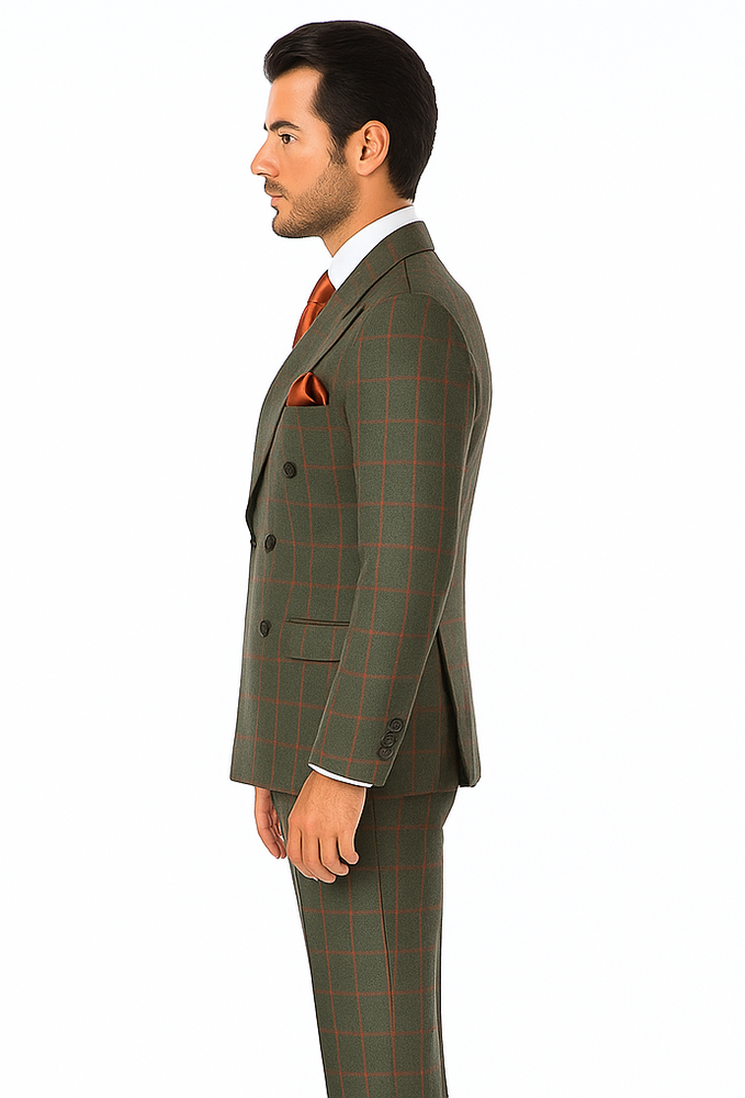Rossi Man Milano RM1847 – Men’s Dress Suit for Classic Style - Tailored Fit Formal & Casual Elegance