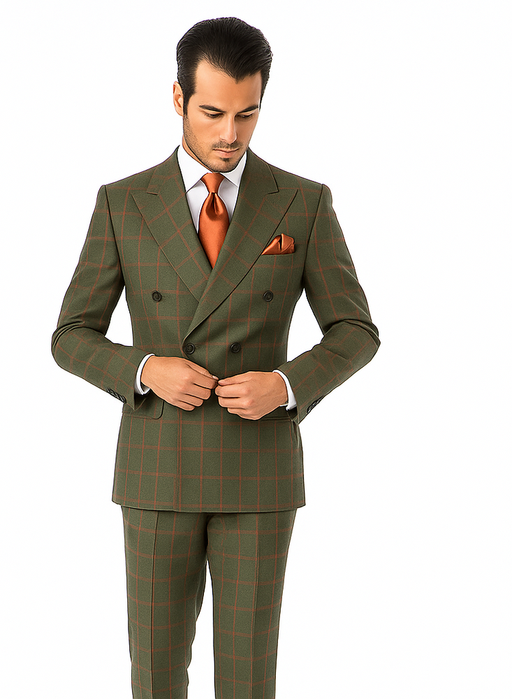 Rossi Man Milano RM1847 – Men’s Dress Suit for Classic Style - Tailored Fit Formal & Casual Elegance