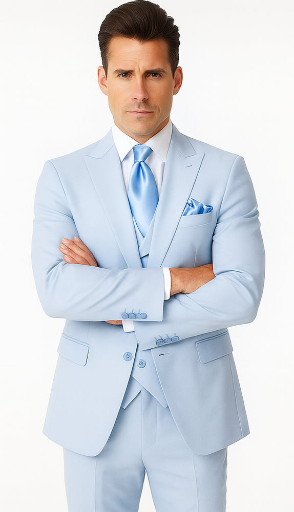 Rossi Man Paul RM1395 – Men’s Classic Tailored Suit - Elegant Formalwear for Men