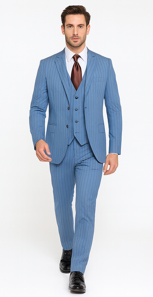 Rossi Man Remo RM1756 – Stylish Men’s Tailored Suit - Modern Elegant Formalwear