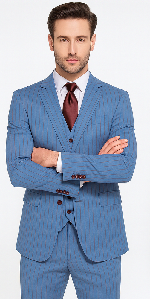Rossi Man Remo RM1756 – Stylish Men’s Tailored Suit - Modern Elegant Formalwear
